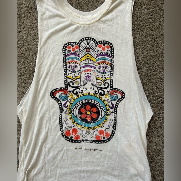 Spiritual Gangster Tops - Spiritual Gangster Hamsa Day of the Dead Muscle Tee, NWT, Size M
